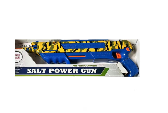 Yellow and blue camo Salt gun